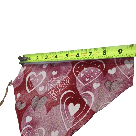 Dog Bandana-Over The Collar Heart Print Pet Bandana Valentine's Day-Dog Mom Gift - Picture 13 of 14